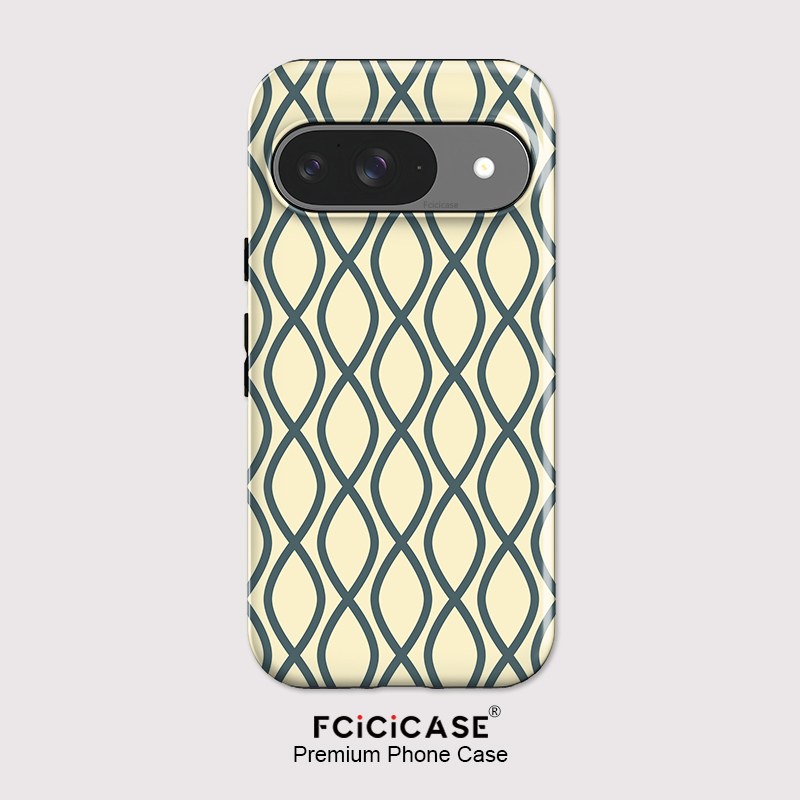 Matte Pc Case - Чехол Fcicicase с модным полосатым принтом
